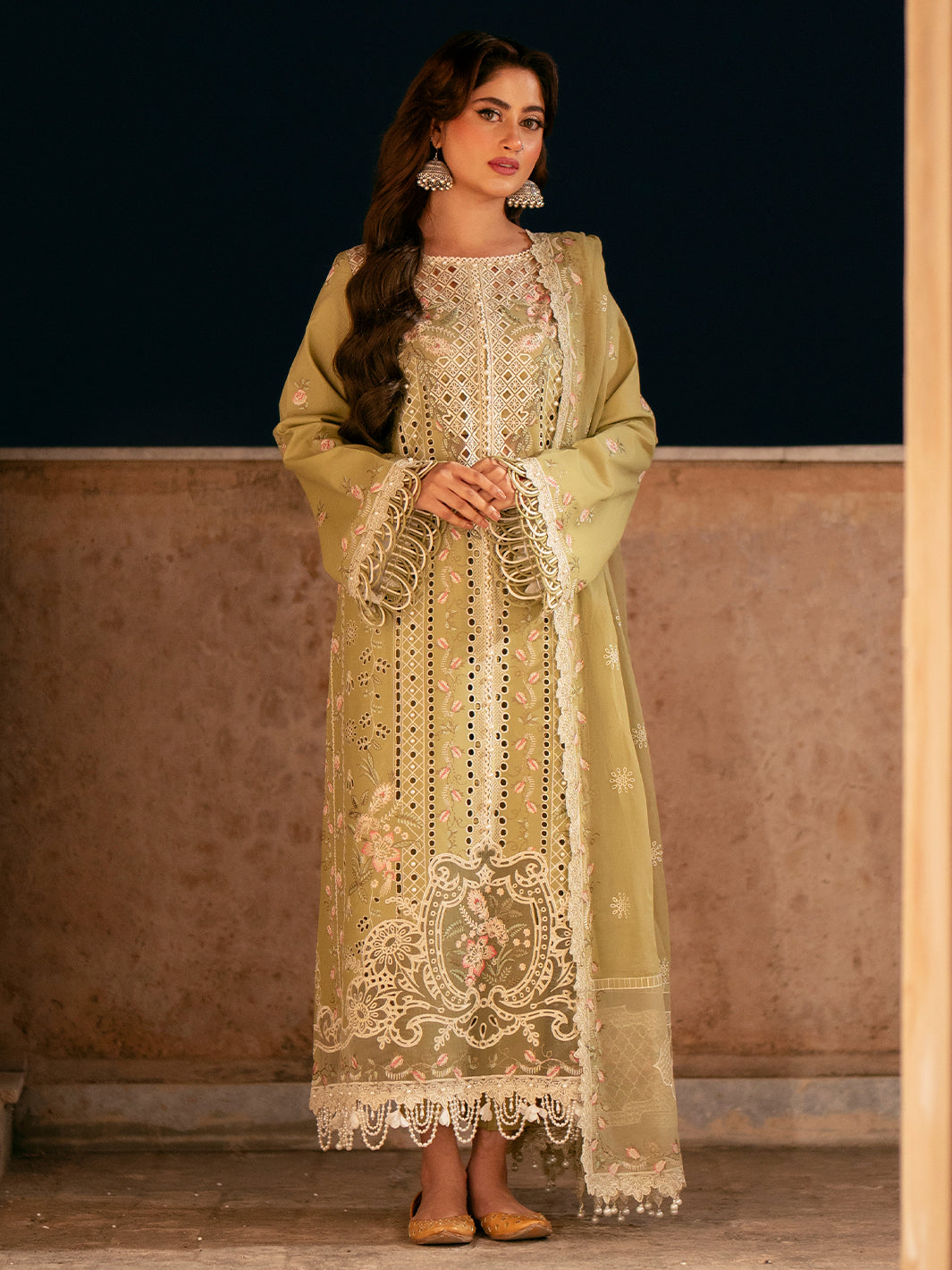 Binilyas's Dilbaro Embroidered Festive Lawn 24