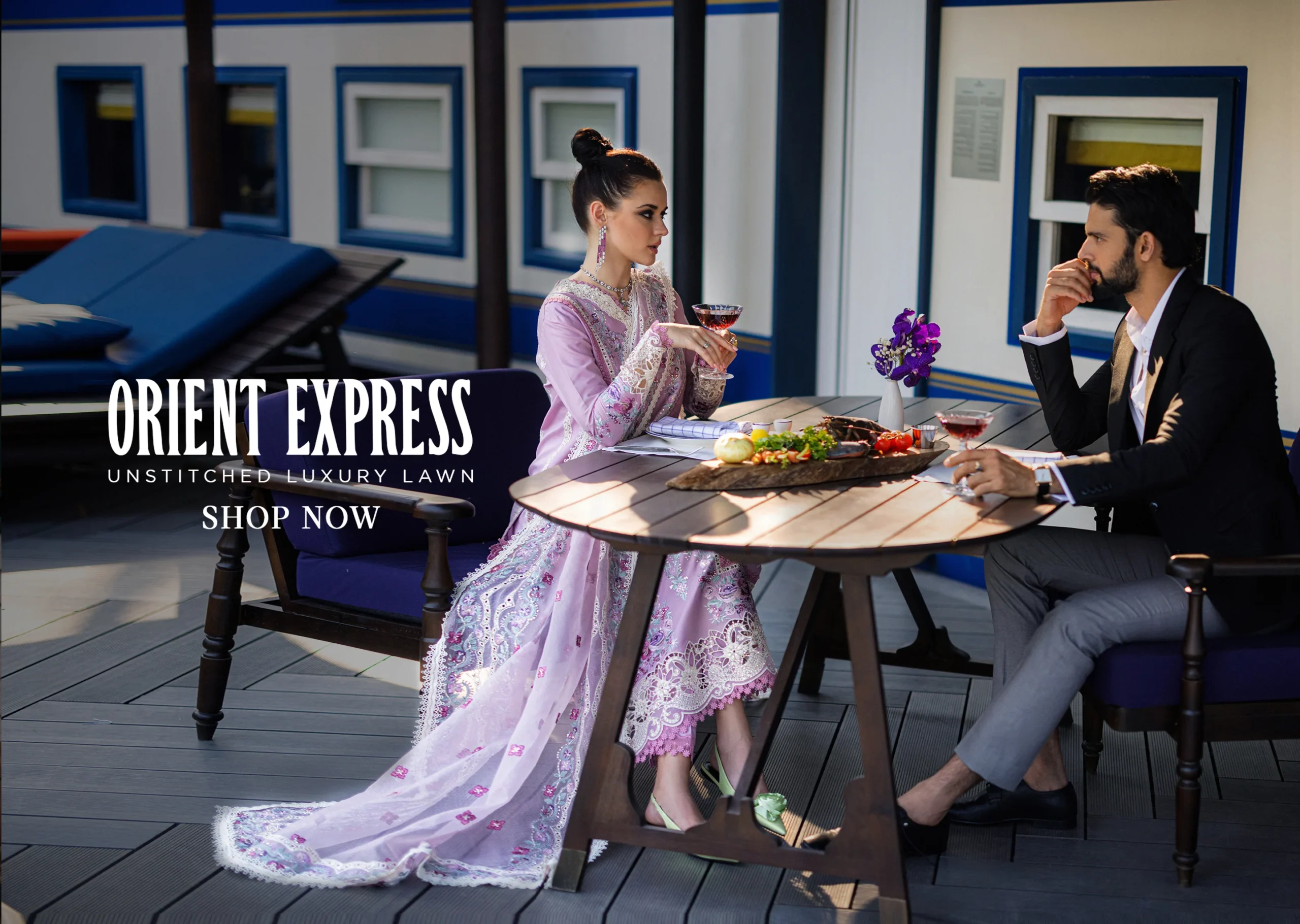 Mushq Launch New Collection ORIENT EXPRESS UNSTITCHED LUXURY LAWN